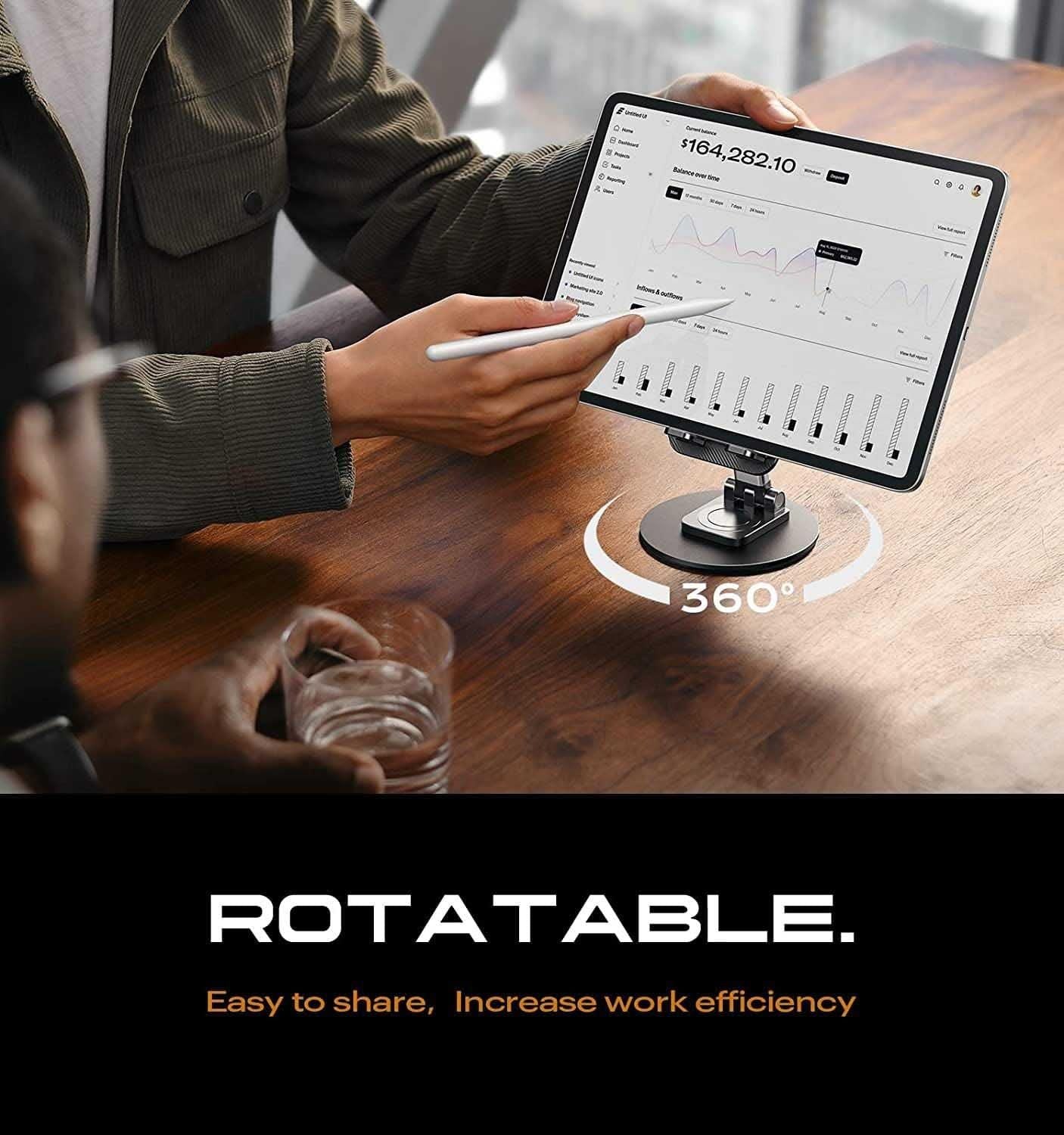 Mobile Phone Stand Rotation Height and Angle