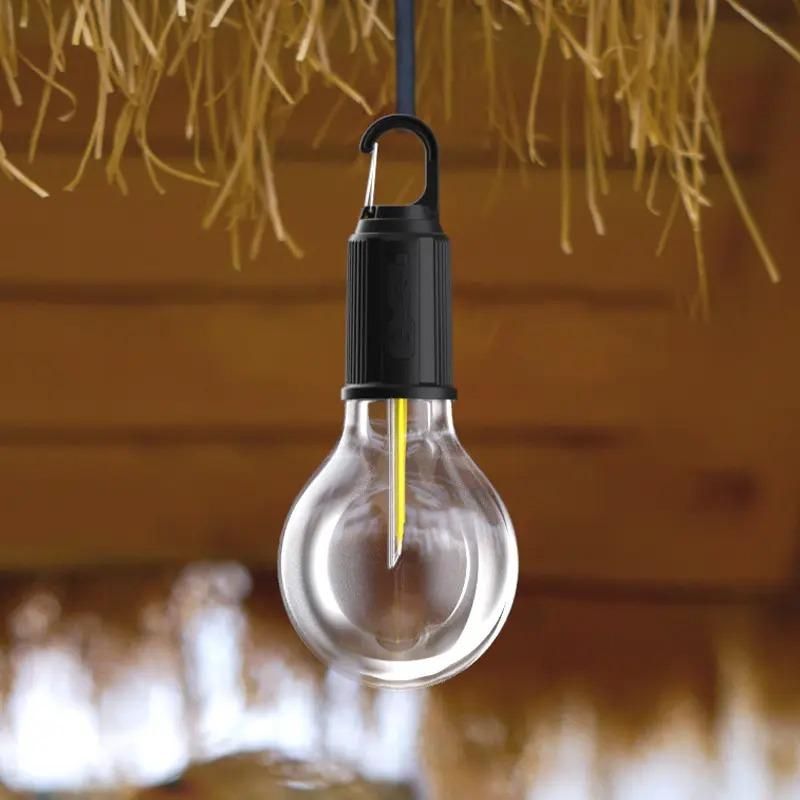 3-in-1 Decorative Hanging Bulb: Light Up Your Camp