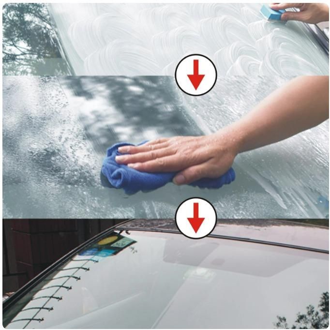 Auto Car Glass Polishing Glass Oil Film Removing Paste Clean Polish Paste For Bathroom Window Front Windshield Agent Tools