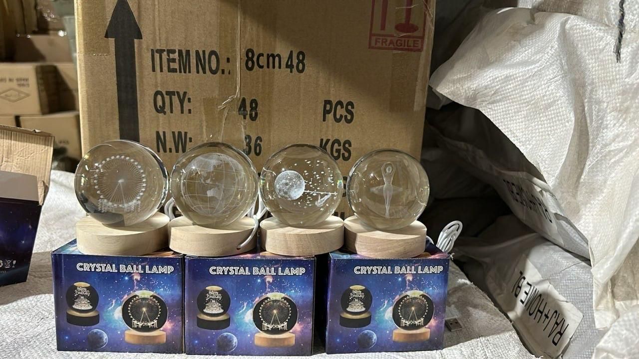 🌟 3D Crystal Lamp Ball 🌟