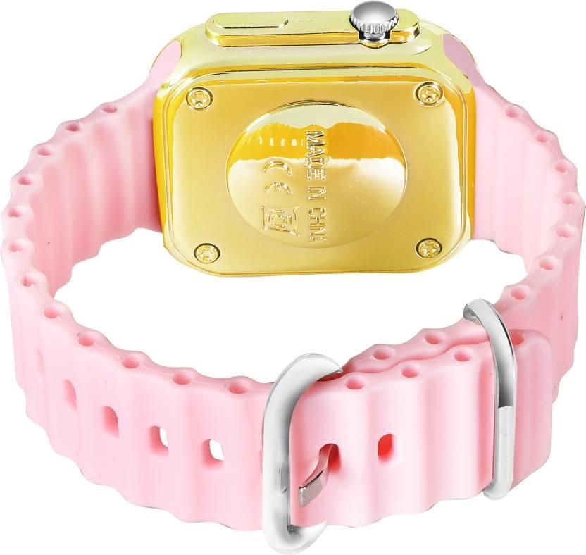 LED Luxurious Fashion Silicone Digital Watch (D-1036)